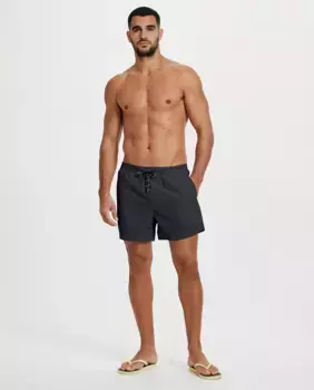 Мужские однотонные шорты-бермуды для плавания Only & Sons, красный