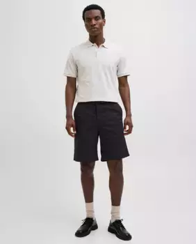 Мужские однотонные шорты-бермуды свободного кроя Jack & Jones, черный