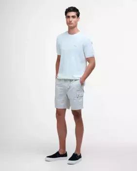 Мужские однотонные шорты-карго Barbour International, бежевый