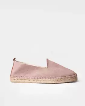 Мужские однотонные тканевые эспадрильи без застежки Toni Pons, розовый