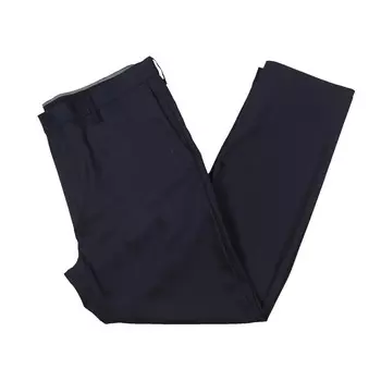 Мужские офисные классические брюки Dobby Slim Fit Polo Ralph Lauren, темно-синий