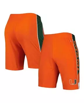 Мужские оранжевые шорты miami hurricanes pool time Colosseum