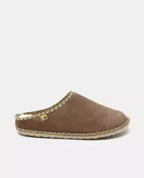 Мужские открытые тапочки из каменной замши Nordikas, коричневый