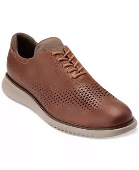 Мужские оксфорды 2erogrand Laser Wing Cole Haan, коричневый