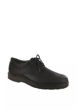 Мужские оксфорды Aden Lace Up Oxford - Широкие, черного цвета SAS