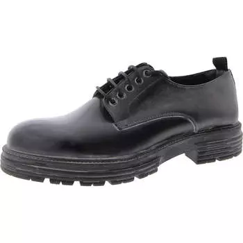 Мужские оксфорды из искусственной кожи на шнуровке Steve Madden, черный