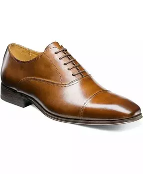 Мужские оксфорды с кепкой и носком Chicago Florsheim, коричневый