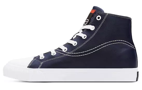 Мужские парусиновые кеды с высоким берцем, темно-синий Lee