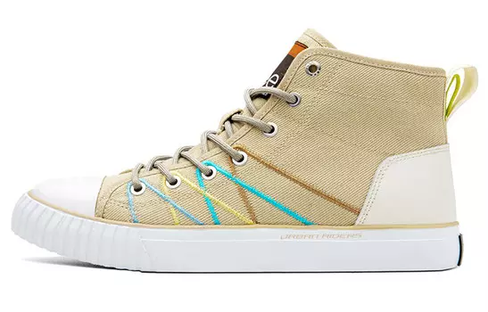 Мужские парусиновые кеды среднего размера, желтый Lee