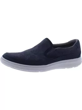 Мужские парусиновые слипоны Beckwith Double Gore Rockport, темно-синий