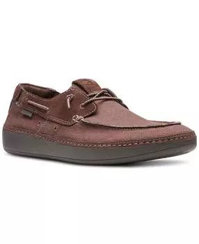 Мужские парусиновые топсайдеры без шнуровки с завязками Higley Clarks