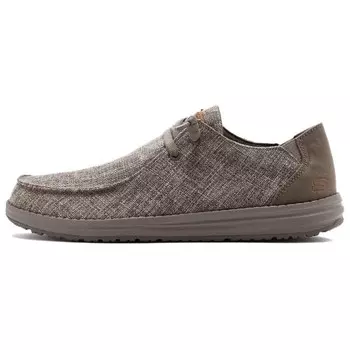 Мужские парусиновые туфли Melson с низким верхом коричневого цвета Skechers