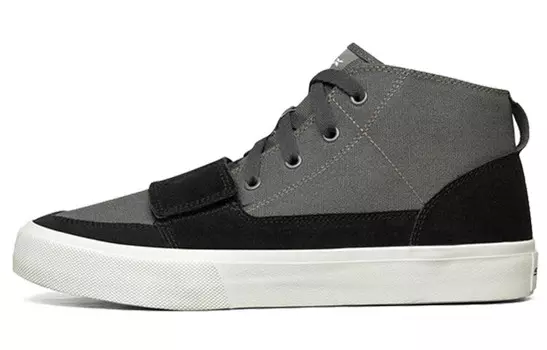 Мужские парусиновые туфли среднего размера, угольный/черный Skechers