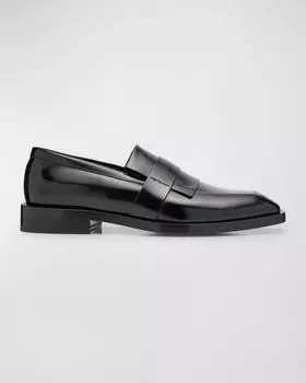 Мужские пенни-лоферы из матовой кожи Royce Kiltie Stuart Weitzman, цвет Black