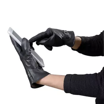 Мужские перчатки Adandyish для езды на велосипеде и вождения с сенсорным экраном и бархатные противоскользящие перчатки для согрева осенью и зимой