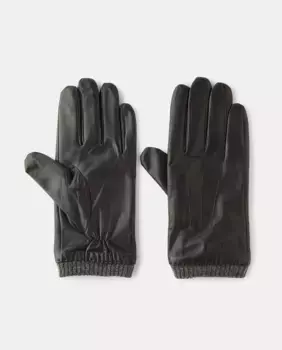 Мужские перчатки из коричневой кожи Сделано в Испании Pierre Cardin