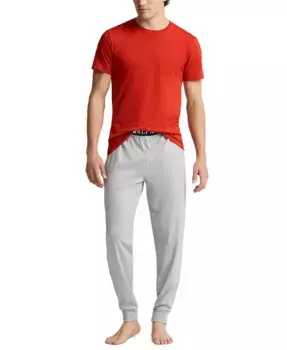 Мужские пижамные брюки-джоггеры из мерсеризованного хлопка Polo Ralph Lauren, серый
