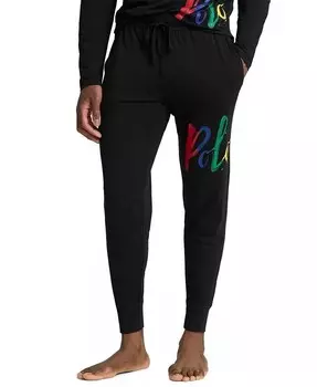 Мужские пижамные брюки-джоггеры Polo Ralph Lauren, черный