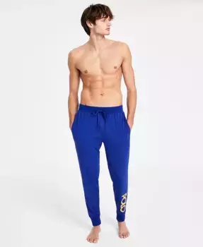 Мужские пижамные брюки-джоггеры с логотипом Polo Ralph Lauren, синий