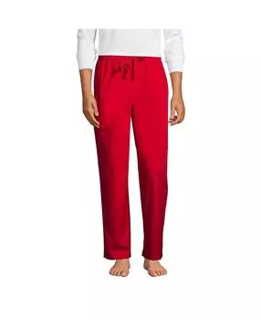 Мужские пижамные брюки из поплина Lands' End