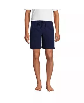 Мужские пижамные шорты Essential Lands' End, синий