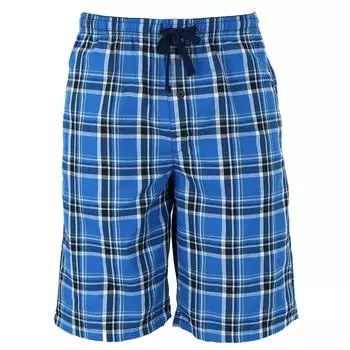 Мужские пижамные шорты из хлопка для больших и высоких размеров Hanes, цвет galapagos blue