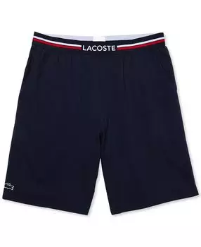 Мужские пижамные шорты с эластичным поясом в тон Lacoste