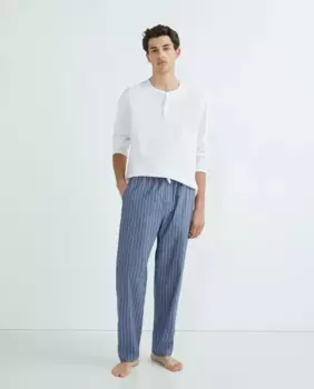 Мужские пижамные штаны Dustin, белый