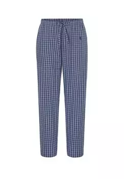 Мужские пижамные штаны из длинного поплина в клетку, красные El Bho NOCTURNO, красный