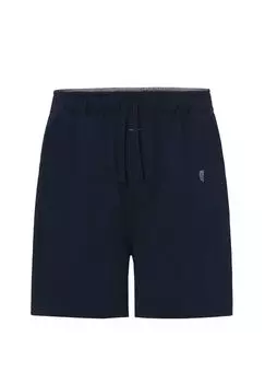 Мужские пижамные штаны короткие, хомбре, трикотажные, однотонные, синие El Bho NOCTURNO, синий