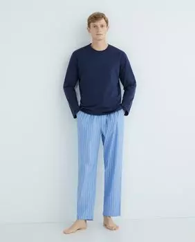 Мужские пижамы из ткани и трикотажа Dustin, синий