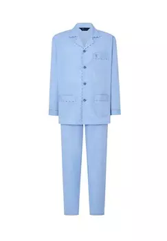 Мужские пижамы с длинным воротником с лацканами Fil__Fil синие El Bho NOCTURNO, синий