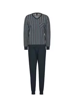 Мужские пижамы с манжетами Relax Imprint CALIDA, цвет Blue Night