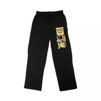 Мужские пижамы SpongeBob SquarePants Krabby Patty, черный