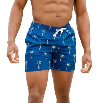 Мужские плавки Chubbies 5,5 дюйма, цвет Navy Palm