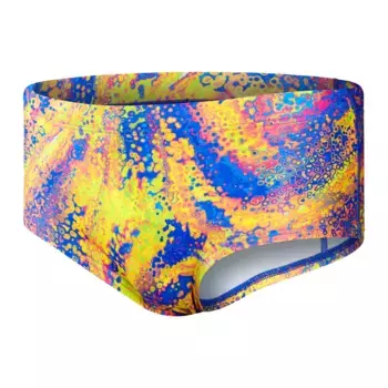 Мужские плавки для плавания 17см Club Training Allover Digital Brief Speedo, желтый