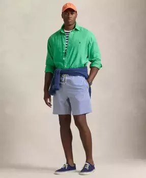 Мужские плавки для плавания Big & Tall Traveler Classic Polo Ralph Lauren, синий