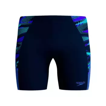 Мужские плавки для плавания Endurance+ MAX Splice Mid Jammer Speedo, черный