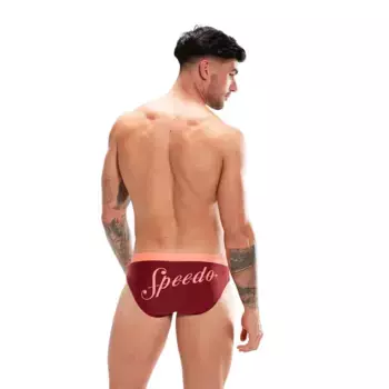 Мужские плавки для плавания Speedo Logo Brief 7 см, красный