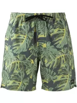 Мужские плавки из переработанного полиэстера с принтом Salt Life, цвет Ebony