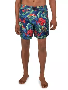 Мужские плавки из полиэстера с принтом Polo Ralph Lauren, мультиколор