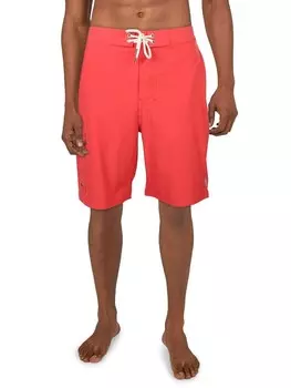 Мужские плавки из полиэстера с сетчатой вставкой Lauren Ralph Lauren, красный