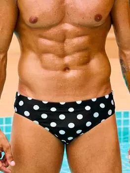 Мужские плавки Manfinity Swimmode, узор в горошек, многоцветный