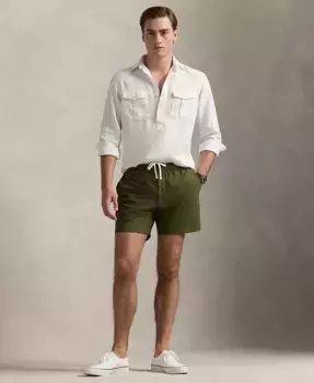 Мужские плавки Polo Prepster длиной 6" Polo Ralph Lauren, зеленый