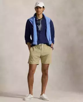 Мужские плавки Polo Prepster длиной 6" Polo Ralph Lauren, коричневый/бежевый
