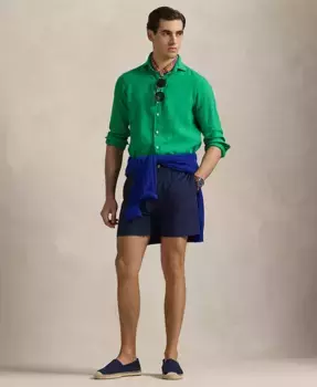 Мужские плавки Polo Prepster длиной 6" Polo Ralph Lauren, синий