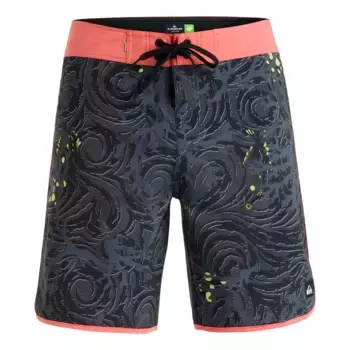 Мужские плавки Quiksilver Highline Scallop 19", черный/красный
