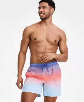 Мужские плавки с цветовым градиентом 5.9" Hugo Boss, красный