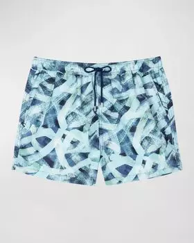 Мужские плавки с кистью Paul Smith, цвет Blue