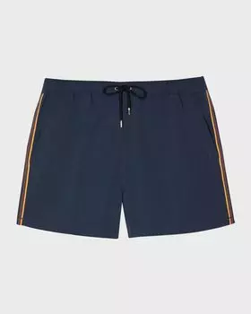 Мужские плавки с полосками по бокам Paul Smith, цвет Blue